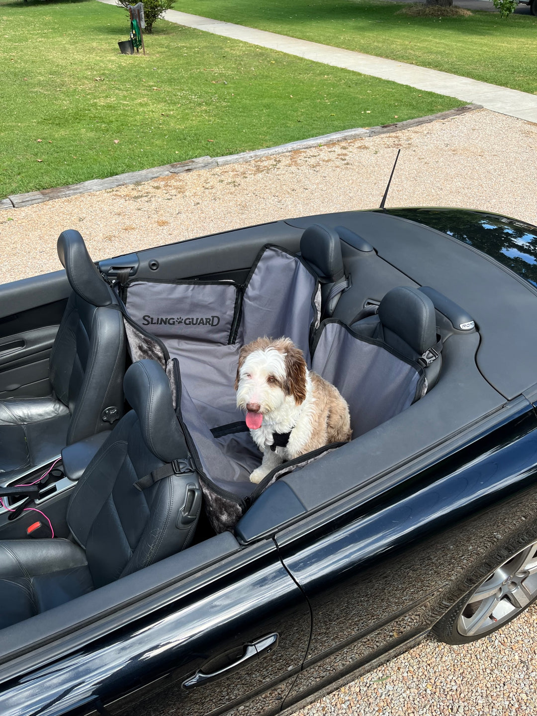 Ferocity Kofferbakbescherming met bumperbescherming, hondendeken voor kofferbak met tas, autodeken voor honden, autodeken voor de kofferbak met organizer [115 Ferocity Kofferbakbescherming met bumperbescherming, hondendeken voor kofferbak met tas, autodeken voor honden, autodeken voor de kofferbak met organizer [115
